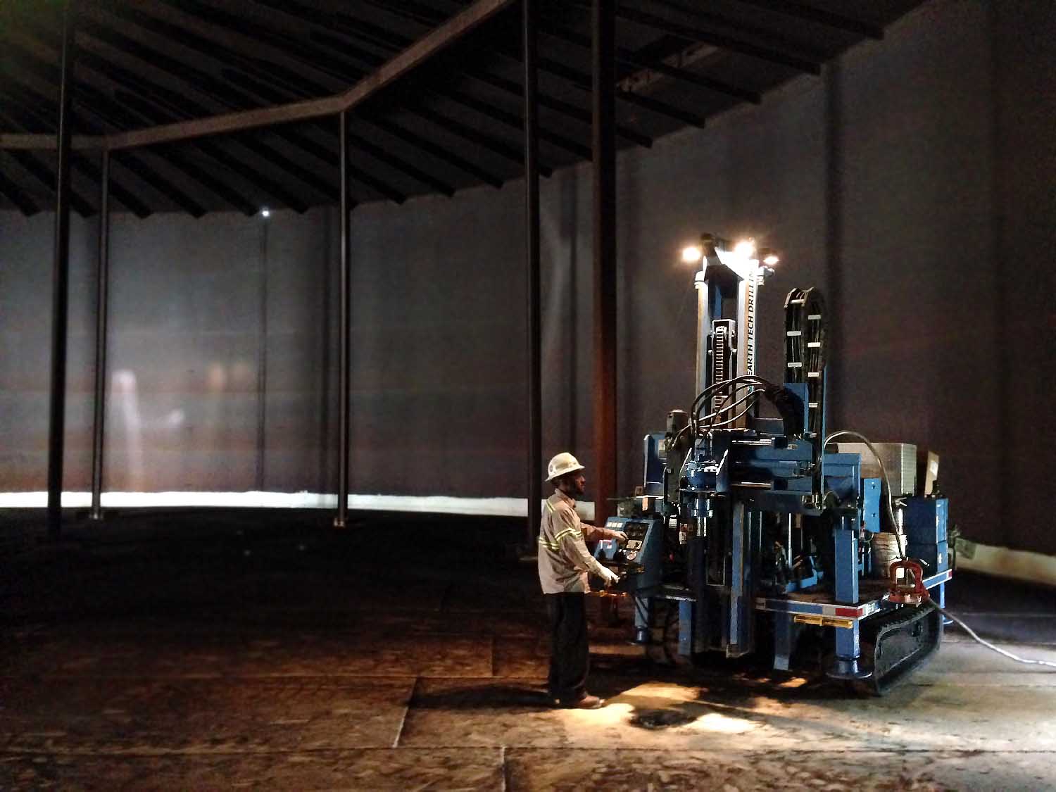 Limited access drilling